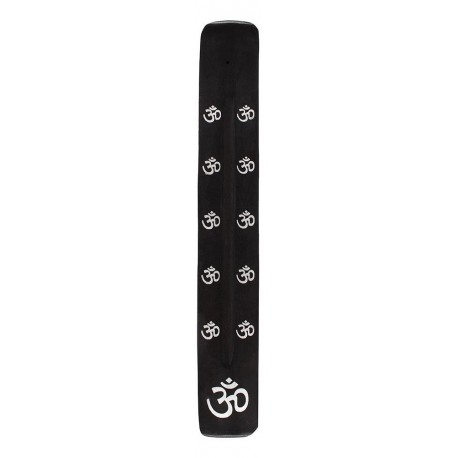 Black Stick Incense Holder - Om