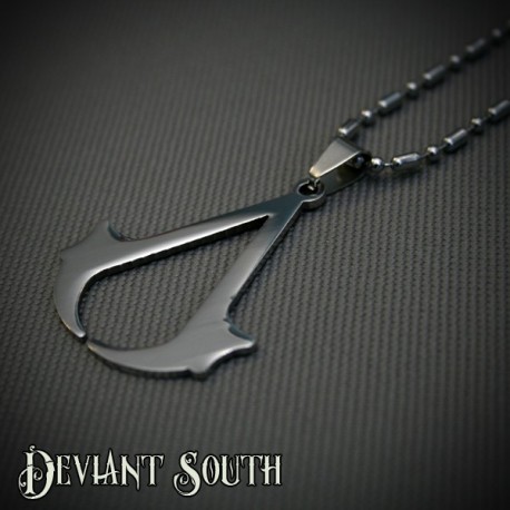Assassin's Creed Steel Necklace on ball-chain