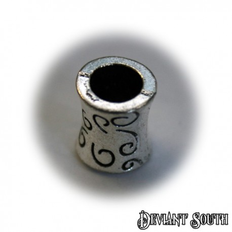 Beard / Dreadlock / Braid Single Bead - 6,8mm Twirl