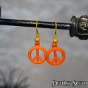 Deviant South Peace Earrings - Orange