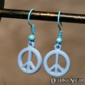 Deviant South Peace Earrings - Light Blue