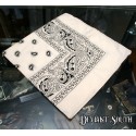 Paisley Bandana White