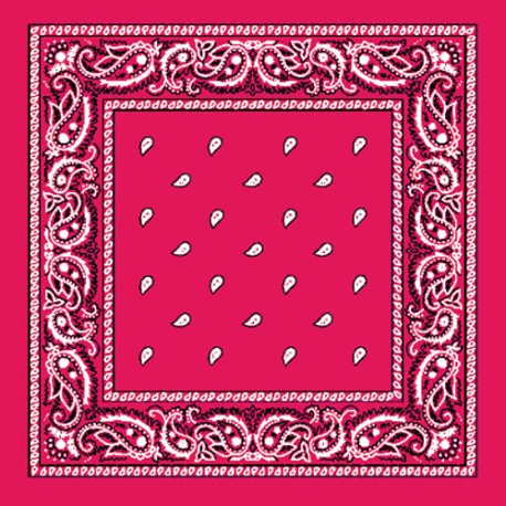 Paisley Bandana Pink