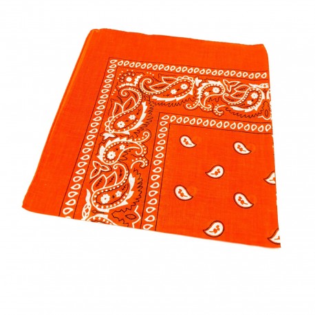 Paisley Bandana Orange