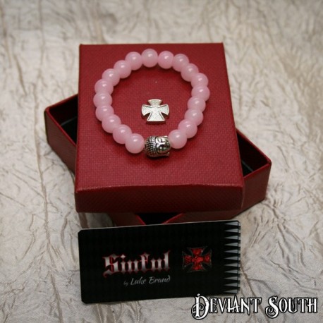 Sinful Buddha Pink Bracelet with Gift Box
