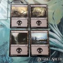 MTG Singles - Core Set 2019 - Basic Lands - Swamps (4 cards)
