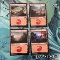 MTG Singles - Core Set 2019 - Basic Lands - Mountains (4 cards)