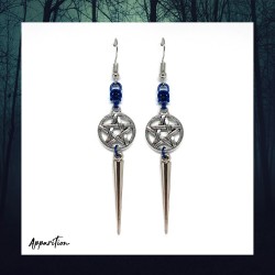 Apparition Blue Stevie Chainmaille Earrings (pair)