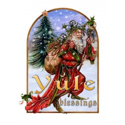 Yuletide 'Christmas' Greeting Card - Yule Blessings