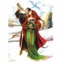 Yuletide 'Christmas' Wiccan Pagan Greeting Card - Welcoming Yule