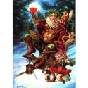 Yuletide 'Christmas' Wiccan Pagan Greeting Card - Festive Druid