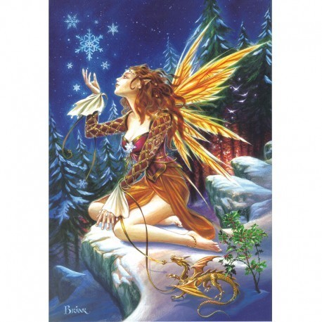 Yuletide 'Christmas' Wiccan Pagan Greeting Card - Yule Fairy