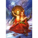 Yuletide 'Christmas' Wiccan Pagan Greeting Card - Child of Promise