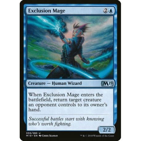 MTG Single - Core Set 2019 - Exclusion Mage
