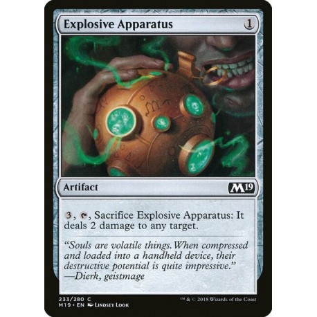 MTG Single - Core Set 2019 - Explosive Apparatus