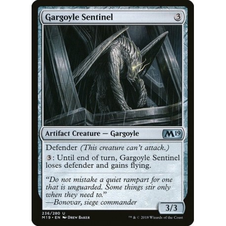 MTG Single - Core Set 2019 - Gargoyle Sentinel