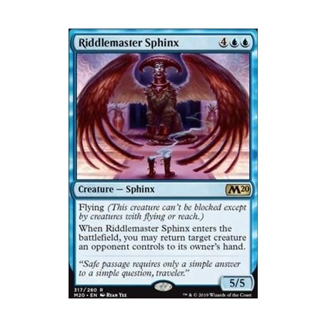 MTG Single - Core Set 2020 - Riddlemaster Sphinx